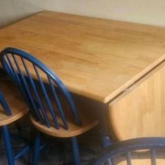 Very Solid Folding Extendable Kitchen Dining Table - Can Deliver