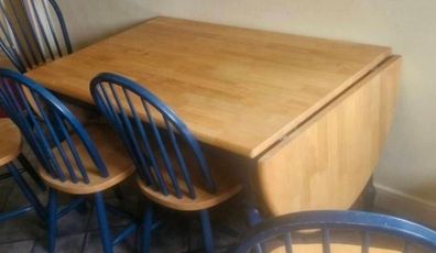 Very Solid Folding Extendable Kitchen Dining Table - Can Deliver