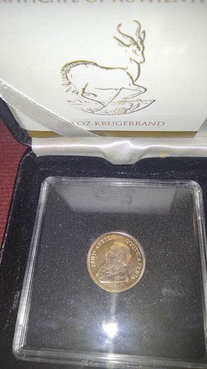 Gold coin Krugerrand
