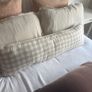 Lexington cushion bolster check and two 60 by 60 back Image 3
