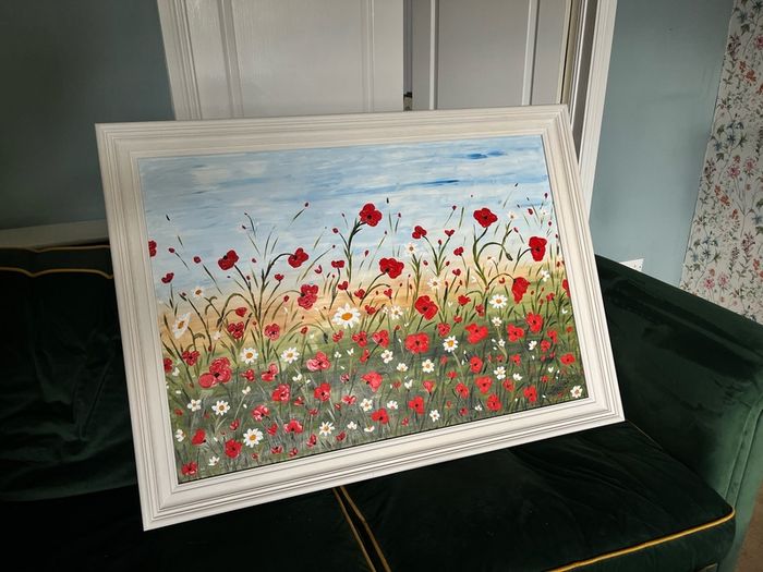 floral oil painting