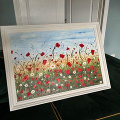 floral oil painting