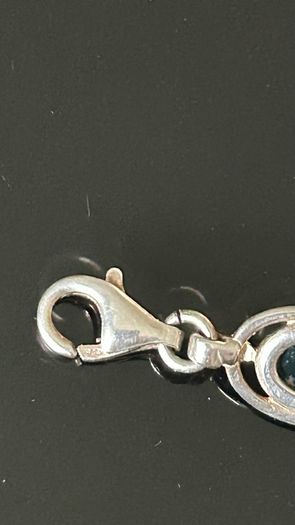 Sterling silver and Amber bracelet