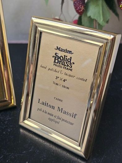 Solid Brass Photo Frames