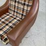 Vintage 1970s armchair on castors. Image 8