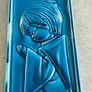 Vintage Sanmyro Japan Praying Child Wall Plaque , Glazed Ceramic Religious Art Image 4