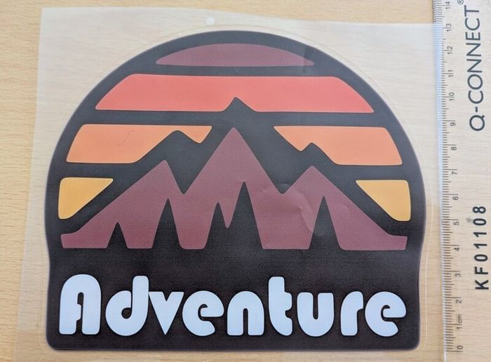 Sticker  Adventure Vinyl waterproof