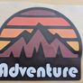 Sticker  Adventure Vinyl waterproof Image 2