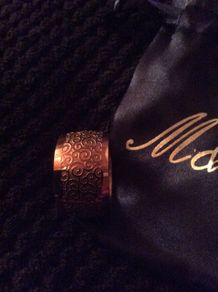 Bronze colour ring