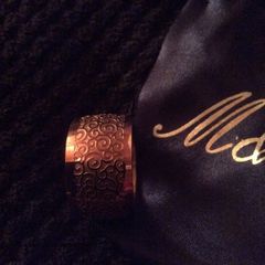 Bronze colour ring