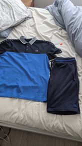Calvin klein Golf polo and Shorts . Large