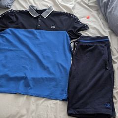 Calvin klein Golf polo and Shorts . Large