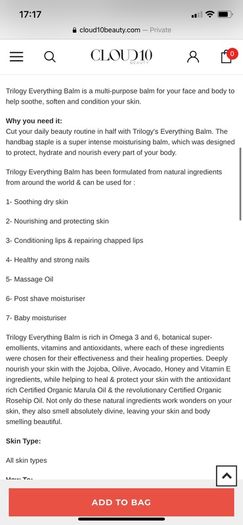 Brand New Trilogy Everything Balm
