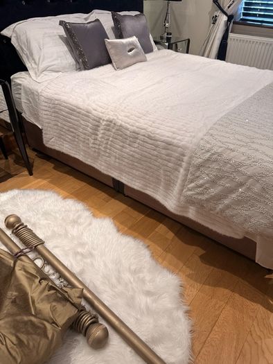 King size bed and mattress for quick sale