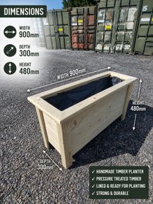 Premium Timber Planter Box