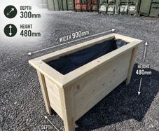 Premium Timber Planter Box