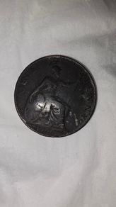 1900 one penny Victoria 3rd Print