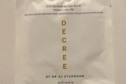 Decree SOS Revitalising Eye Mask 18g