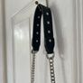 Topshop black leopard skin shoulder bag Image 3