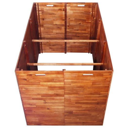 Garden Raised Bed Acacia Wood 150x100x100 cm