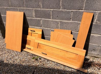 Kitchen cabinet wood