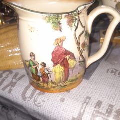 Beautiful Old Royal Doulton The Gleaners Jug from their Old English Scenes series 1930s Postage Available,