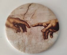 Pocket Mirror Michelangelo Retro Vintage