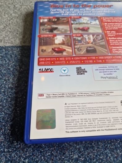 Outrun 2006 Coast 2 Coast Ferrari Official Product PlayStation2 Ps2 Games Original