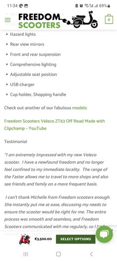 Veleco Turris Mobility Scooter