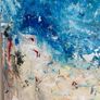 Original Abstract Painting Beach Art Beachscape Seascape Image 3