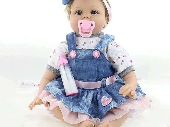 22inches Reborn Girls Baby Dolls Realistic Soft Silicone Newborn Doll Realistic Handmade Doll Children Babies Kids Toys