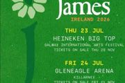 James tickets  x 2 in Killarney 24th July