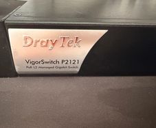 DrayTek VigorSwitch P2121 12-Port PoE+ Managed Gigabit Switch