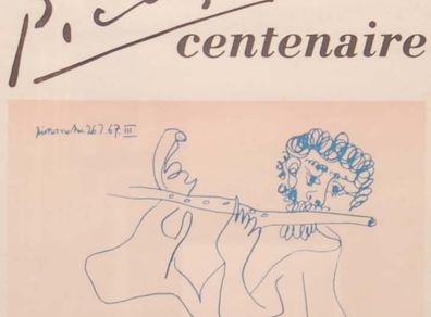 1981 Exhibition Poster Picasso Centenary Exhibition