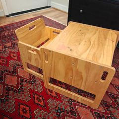 Montessori chair and table