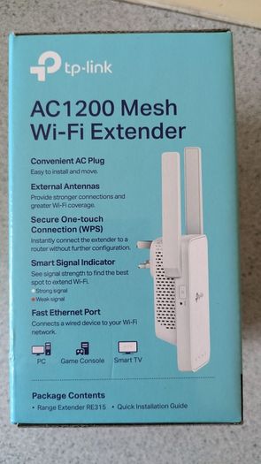 TP-Link RE315 AC1200 Mesh Wi-Fi Range Extender (Like New)