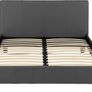 Prado 4'6" Bedframe in  Brown Leather Image 3