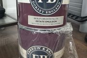 Farrow and Ball moles breath, 2x 2.5L unopened