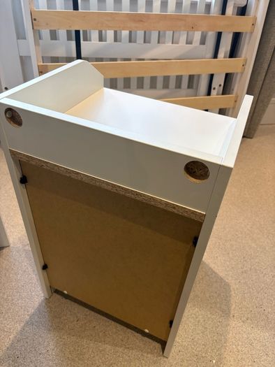 Hauga Bedside Table locker  White