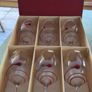 Duiske Kilkenny Red Fusion 6 stunning Red wine glasses New and boxed Image 8