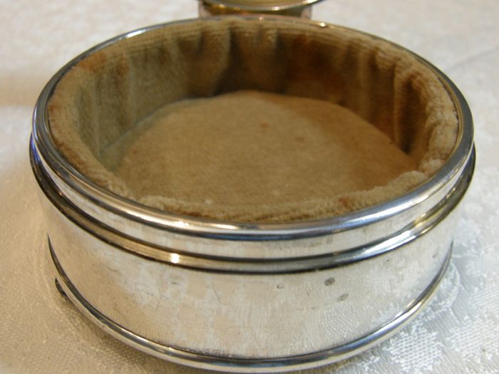 PRICE DROP Vintage Solid Silver Velvet Lined Jewellery Box, Birmingham 1940, 162g