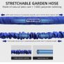 CNMTCCO Garden Hose Pipe, 100FT Garden Hoses Expandable with 3/4", 1/2" Fittings, Expanding Magic Hose, with 7 Function Spray Nozzle, Anti-Leakage Latex Core Hosepipe (30M) Image 3