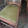 2 low curveback Edwardian chairs Image 4