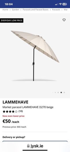 Parasol and Base
