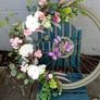 70cm sage green bicycle wheel Image 3