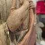 Large, vintage, cast 33" high Jesus Sacred Heart statue. Image 2