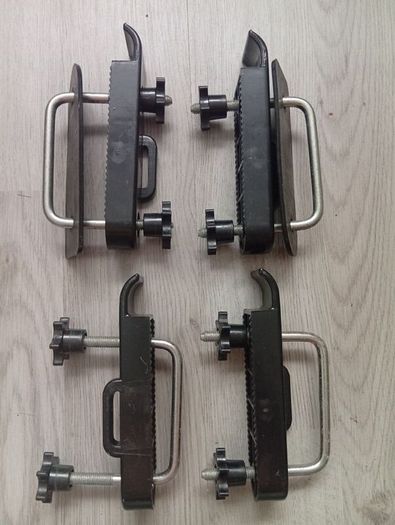 Car Roof Bars 4PCS/set Stainless Steel U-Bolts Clamps Universal Car Van Mounting Fitting Kit Car Roof Luggage Accessories Roof Box Car Roof Rack