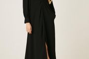 Dorothy Perkins Black Twist Front Dress. Size 14. New