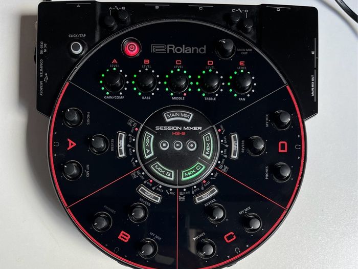 Roland HS-5 Headphone Session Mixer for Silent Rehearsal