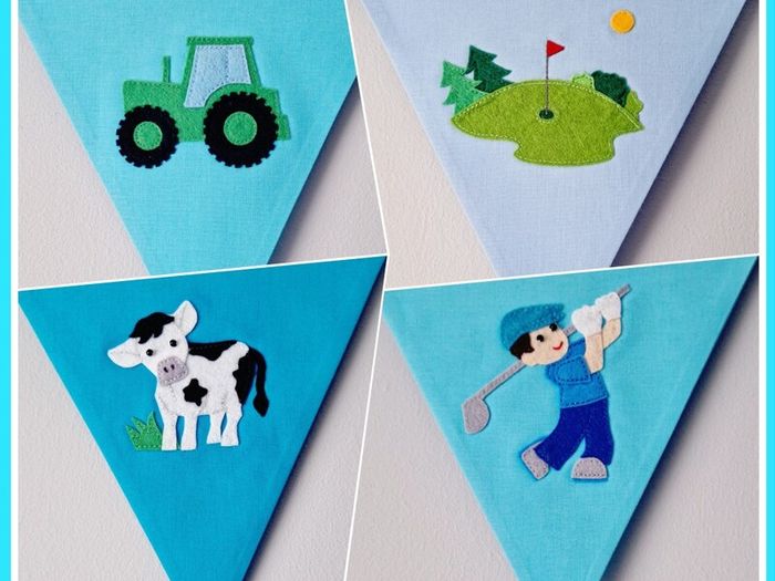 Eco-Friendly Personalised Cotton Bunting Made to Order